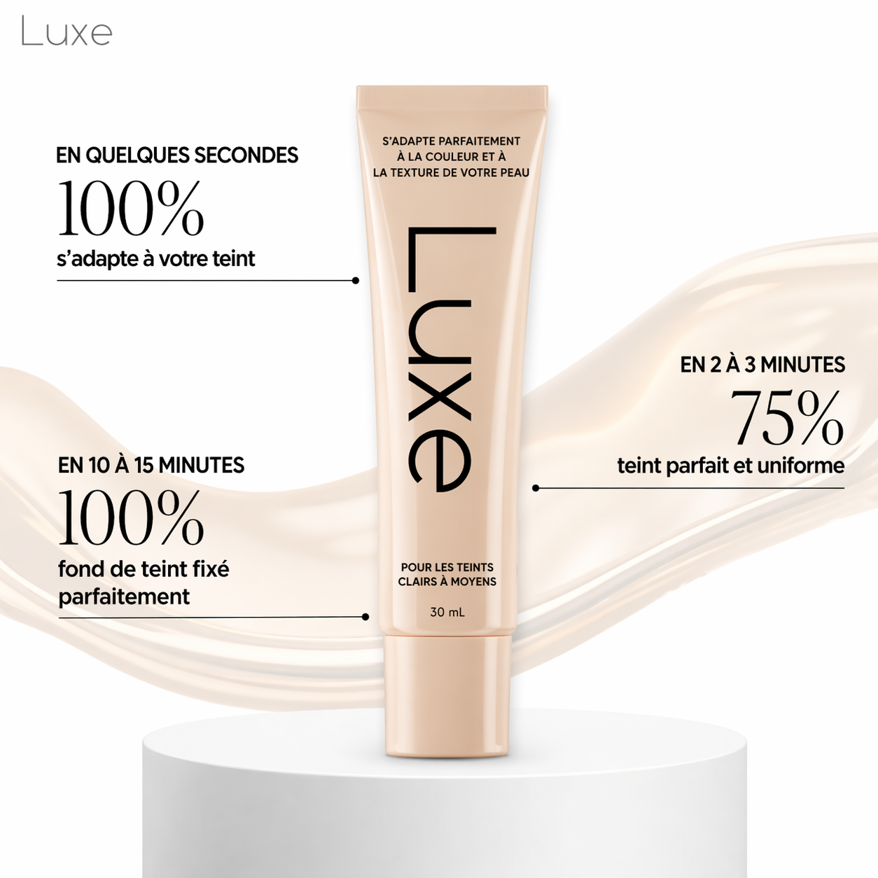 Luxe | Fond de teint à couleur changeante