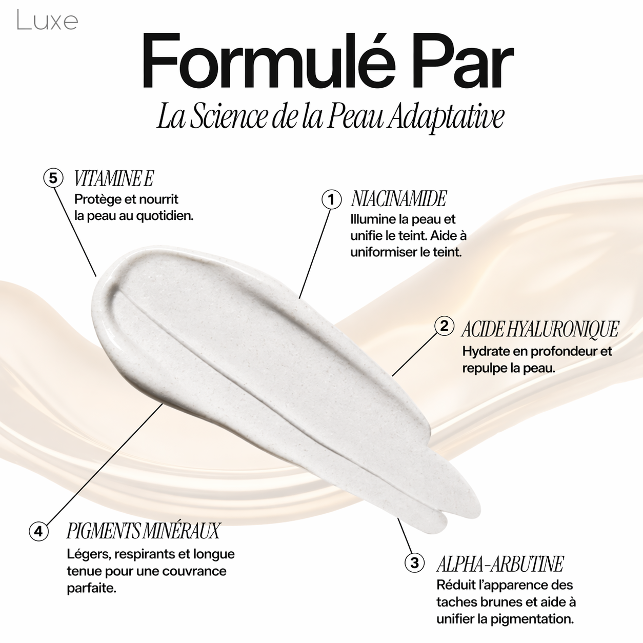 Luxe | Fond de teint à couleur changeante
